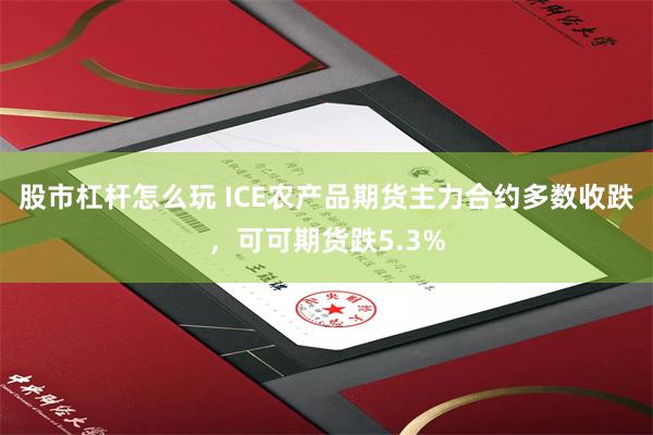 股市杠杆怎么玩 ICE农产品期货主力合约多数收跌，可可期货跌5.3%